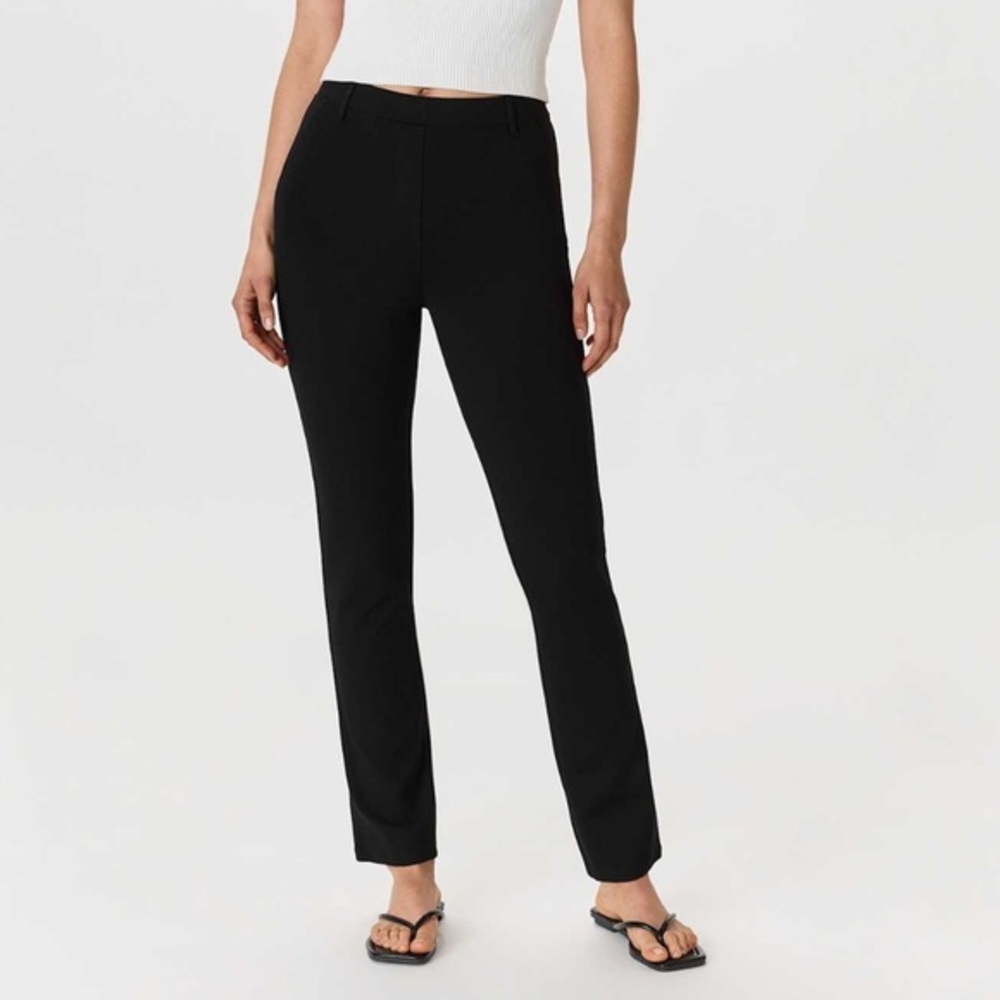 Quince Black Straight Leg Women's Pants size XL
